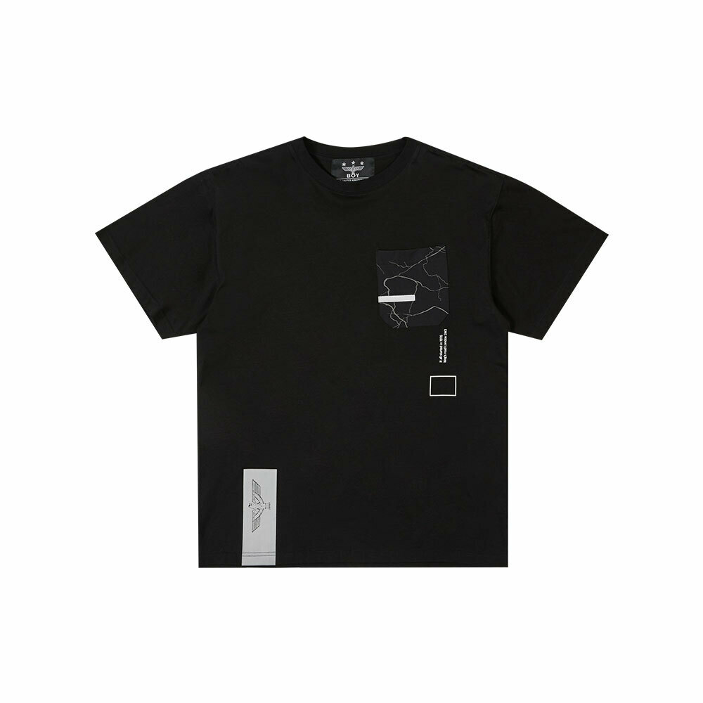 KOREA BOY LONDON 3M BAR POCKET TSHIRT