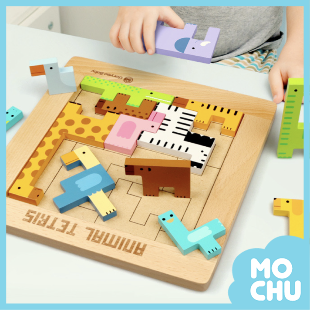 動物俄羅斯益智拼圖