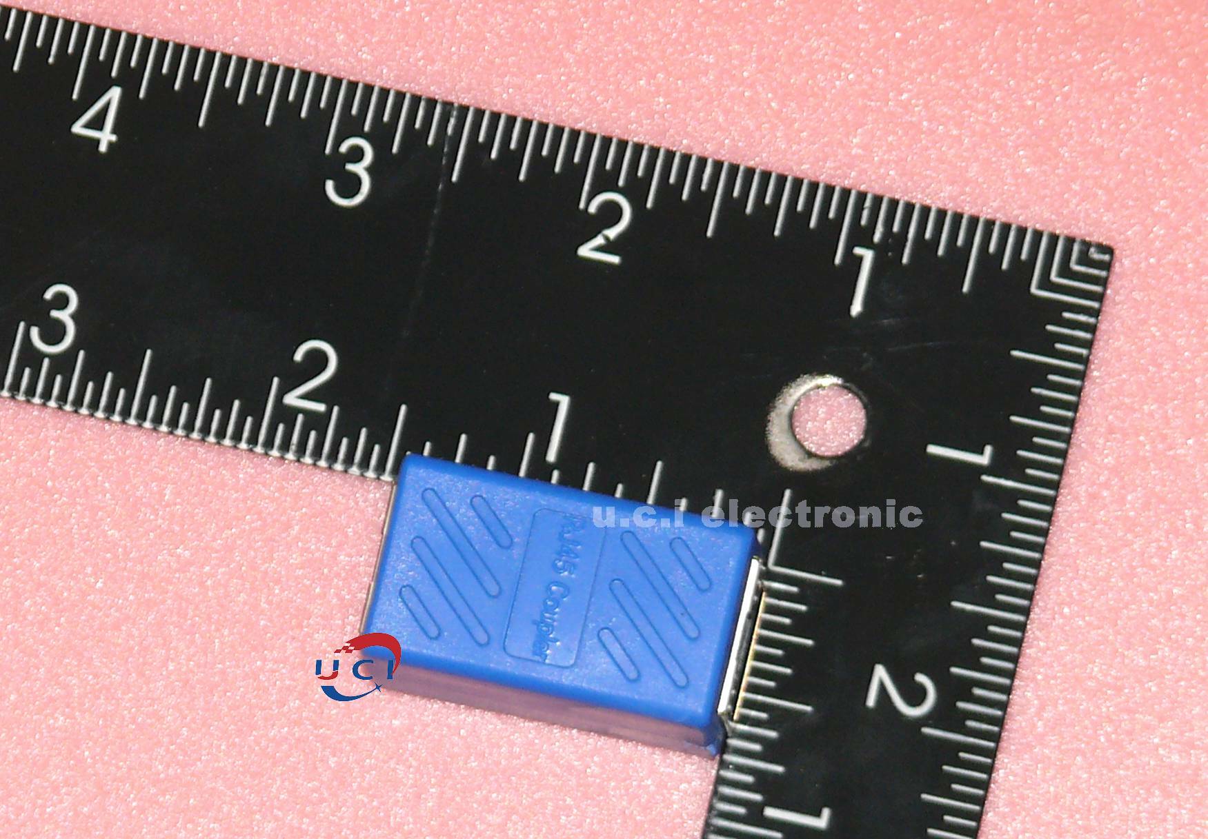 【UCI電子】(中) 網線轉接對接頭RJ45 網路寬頻雙通直通頭 水晶頭連接器 網路線 對接頭