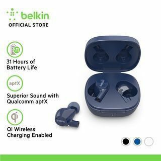 Belkin soundform rise無線耳機 藍色