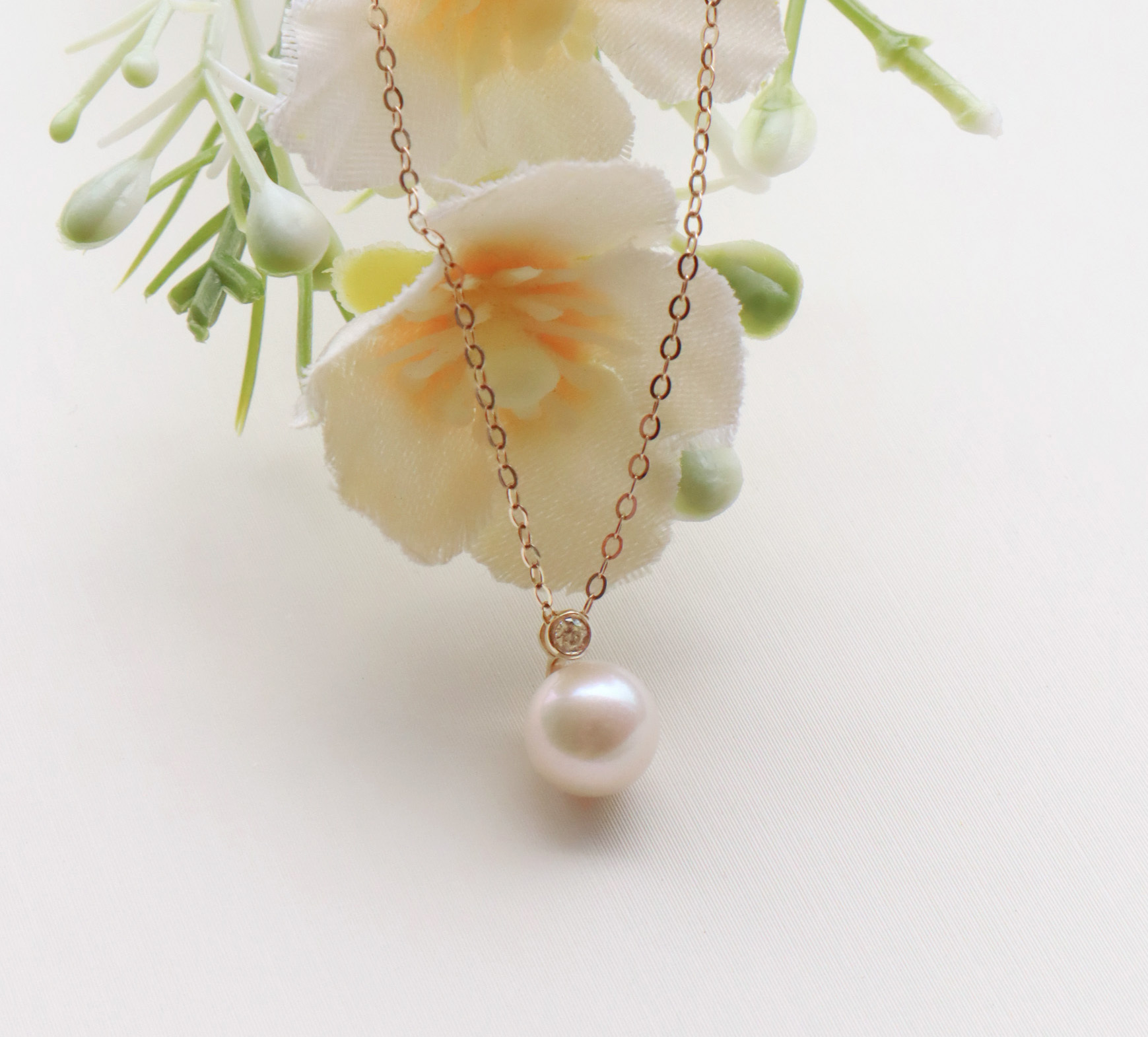 10K/典雅珍珠項鍊