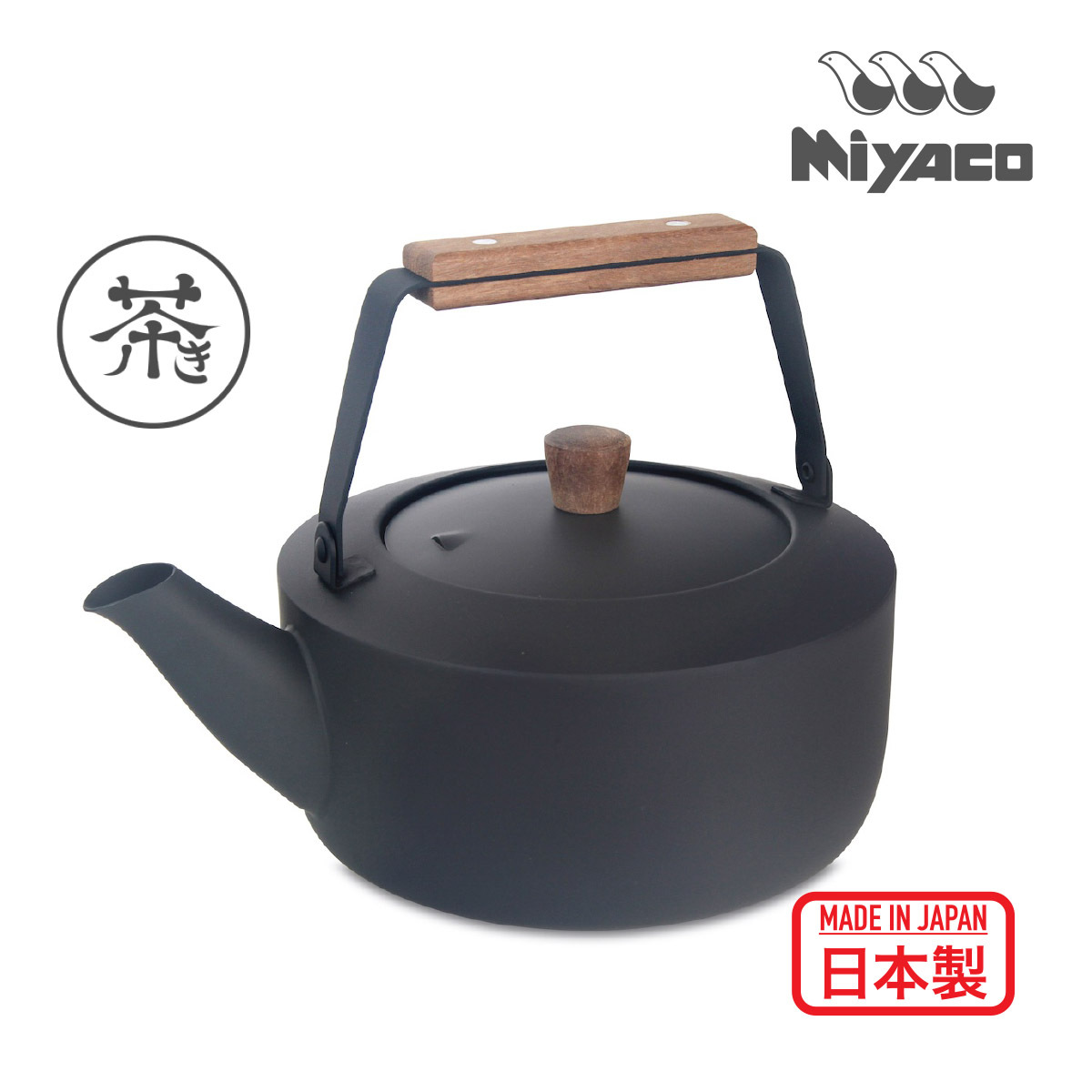 Miyaco Chaki 2.0L Kettle-Black -CHA-12
