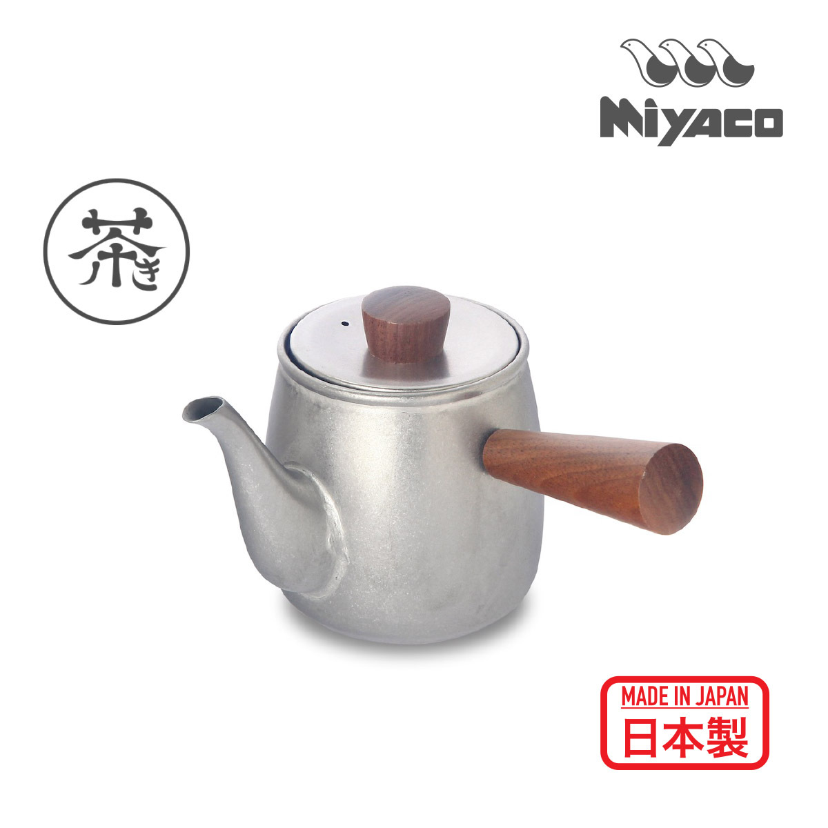 Miyaco Chaki 0.38L Teapot-Side Hdl-Antique(S) -CHA-2