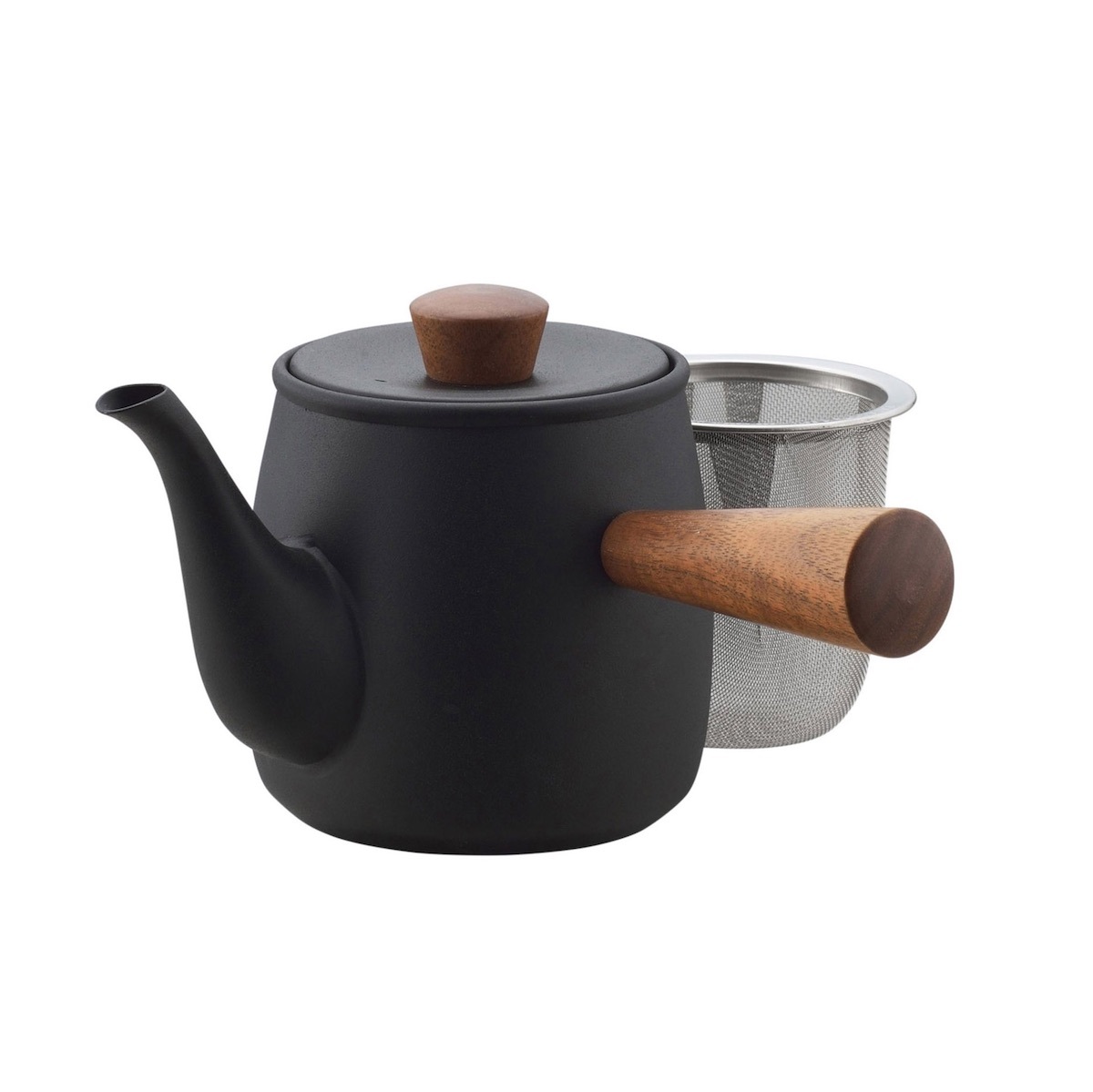 日本Miyaco Chaki 0.38L 不銹鋼茶壺-啞黑(S) -CHA-3