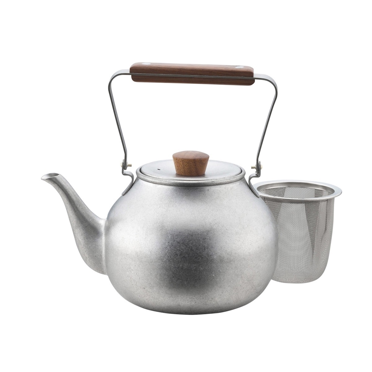 日本Miyaco Chaki 0.7L 不銹鋼茶壺-磨砂銀(L) -CHA-5