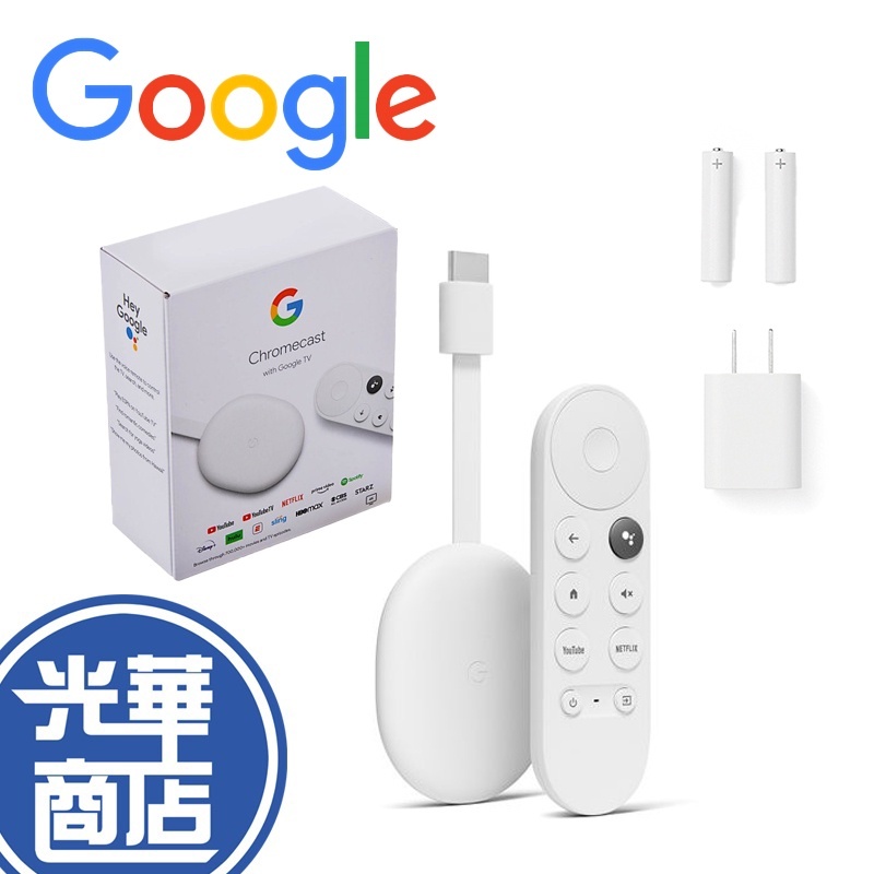 4K版 Chromecast with Google TV Google Chromecast with Google TV - Streaming Media Player in