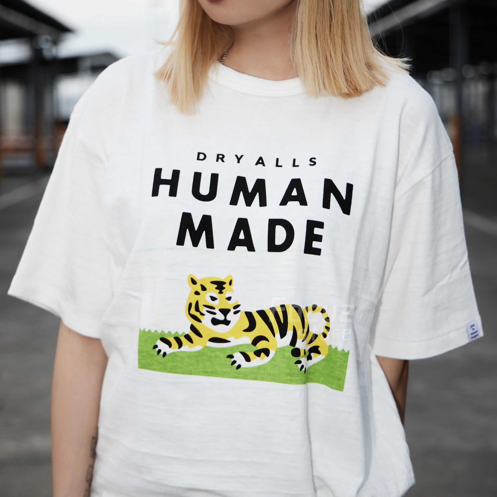 Human Made SS22 Tiger T-Shirt White (HM23TE010)