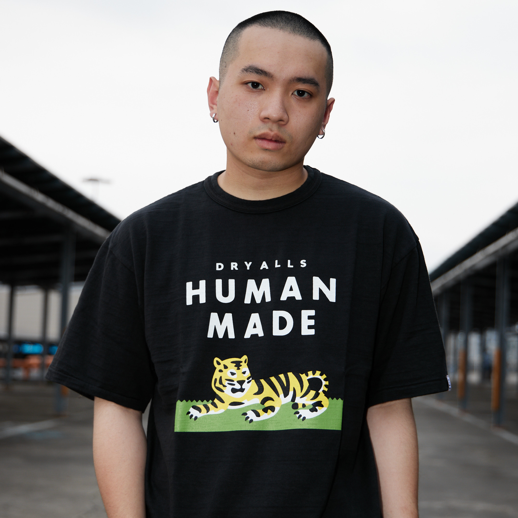 Human Made SS22 Tiger T-Shirt Black (HM23TE010)