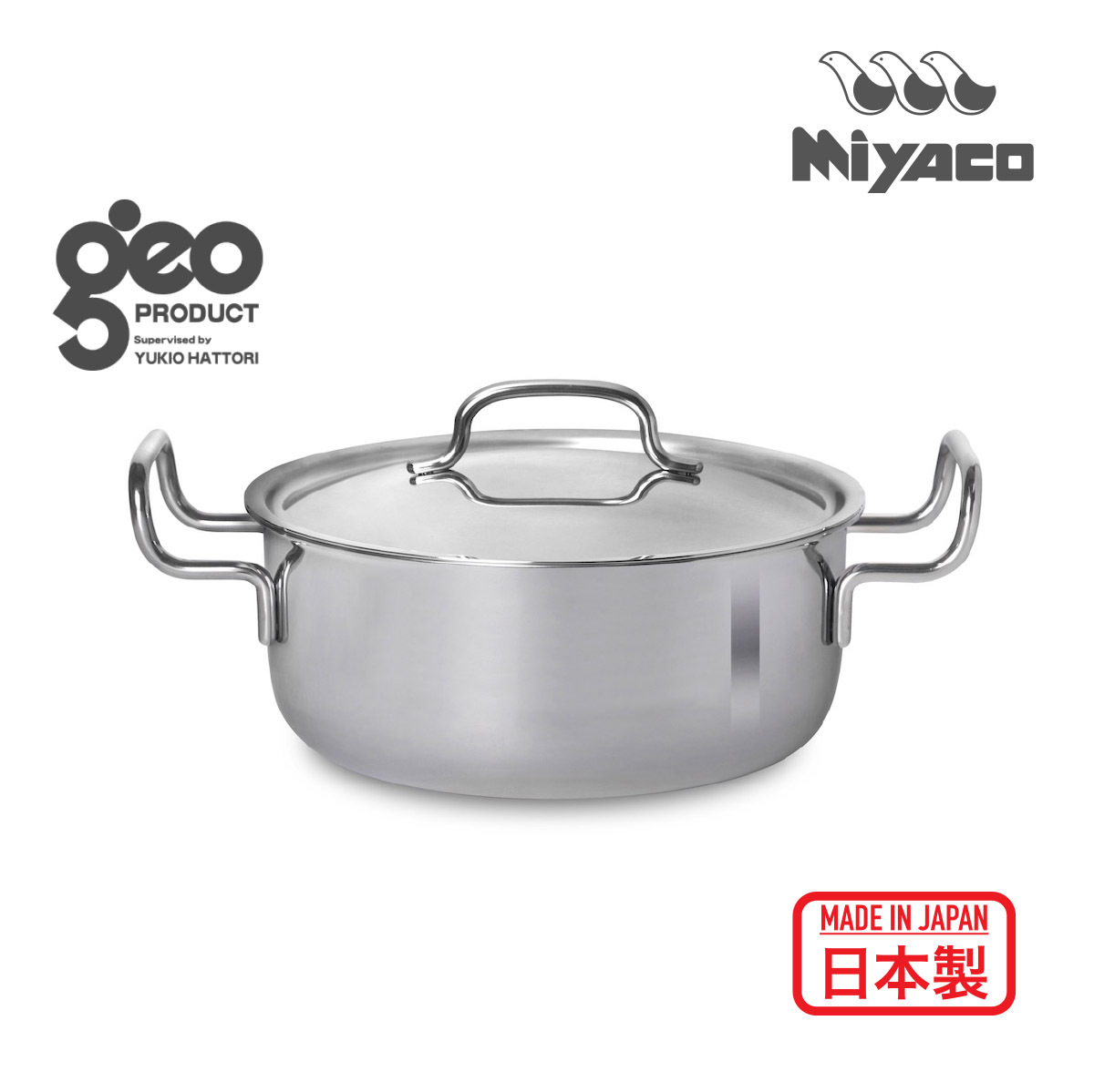 Miyaco Geo 20cm IH Hands Pot-GEO-20T