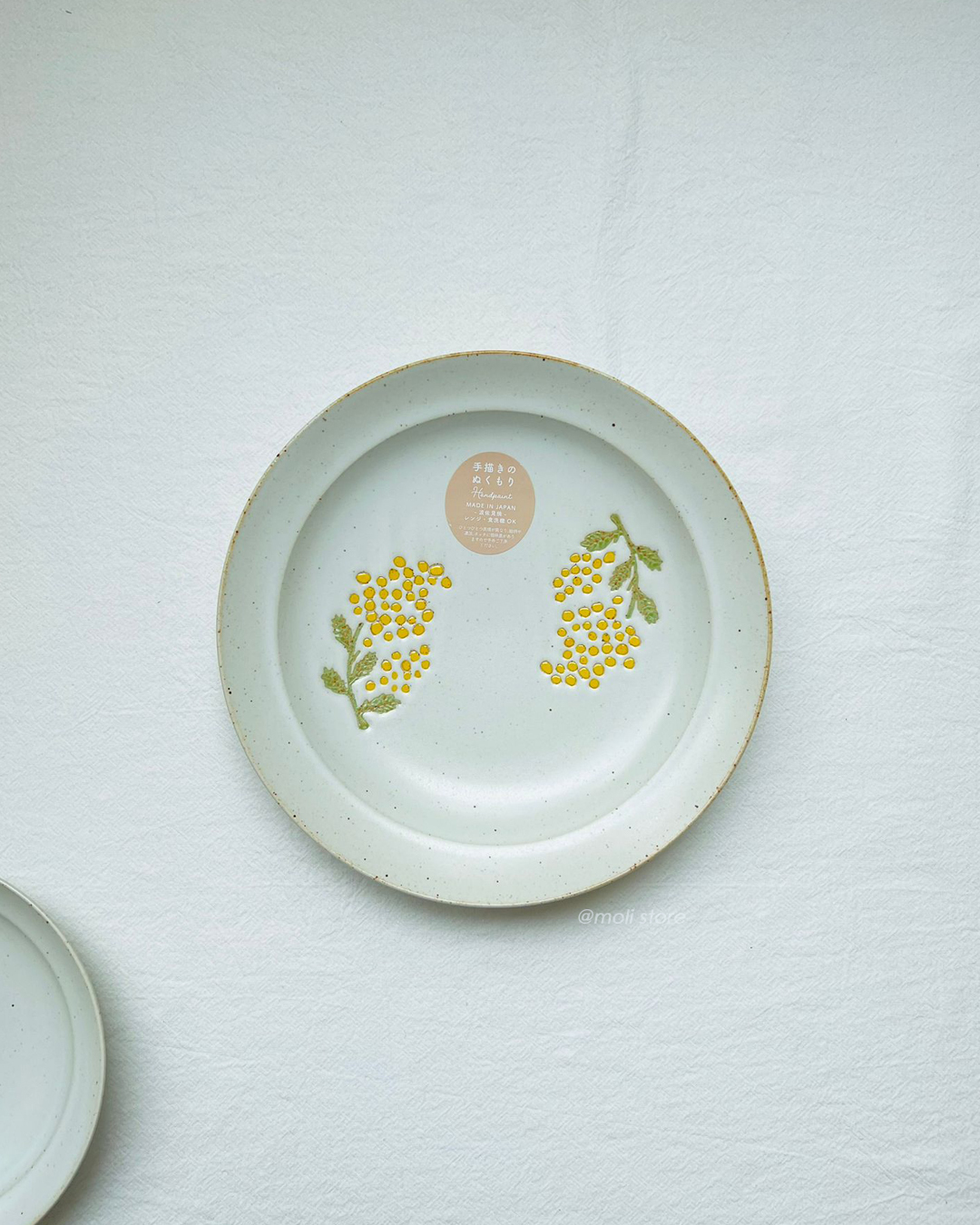 Mimosa flower Plate L｜Hasami Ware