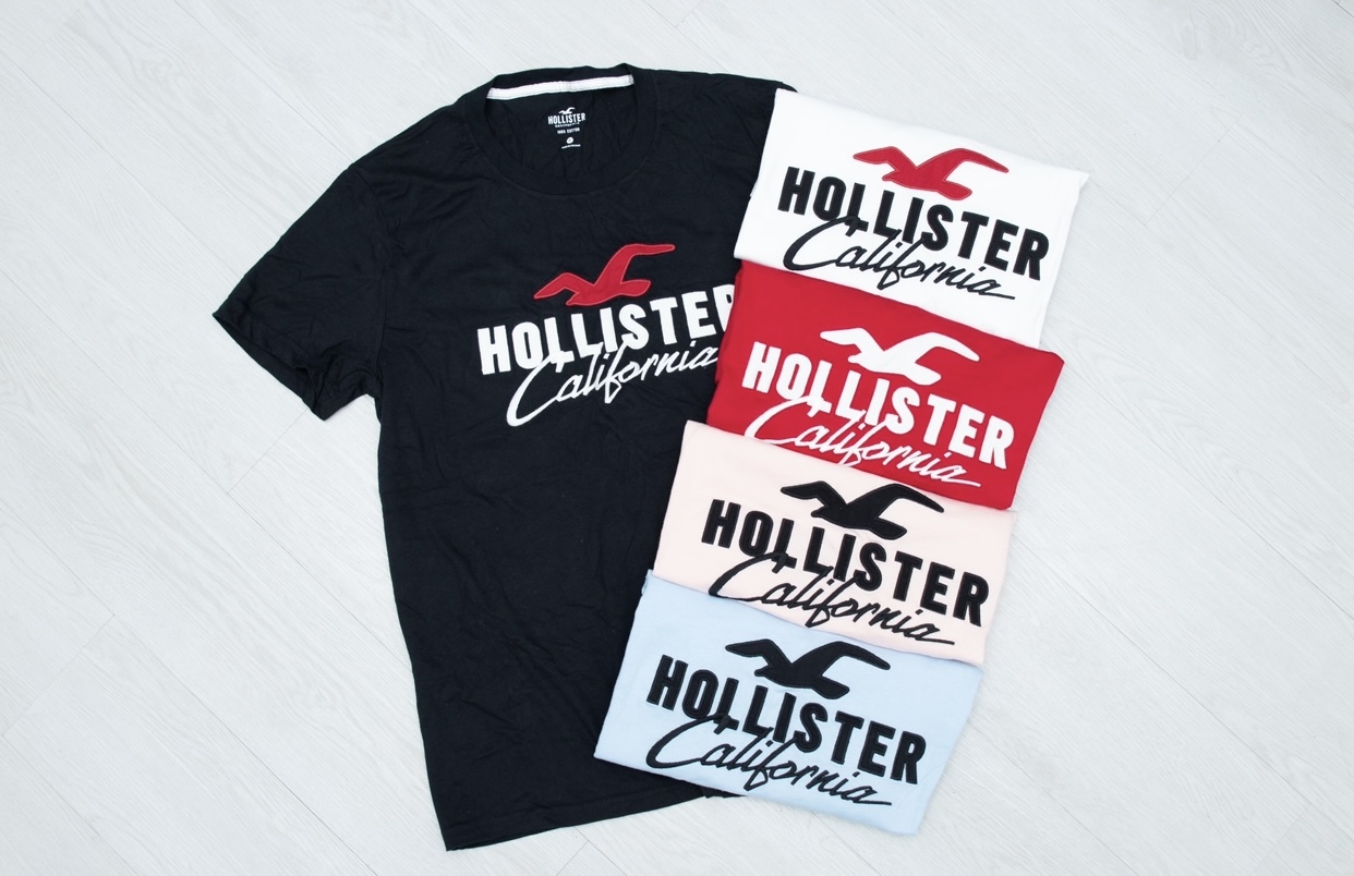 【現貨】Hollister 大字刺繡TEE-MEN