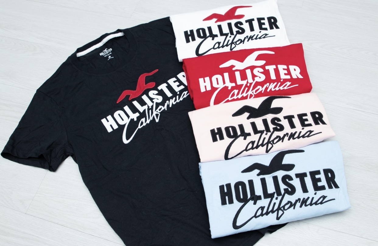 【現貨】Hollister 大字刺繡TEE-MEN