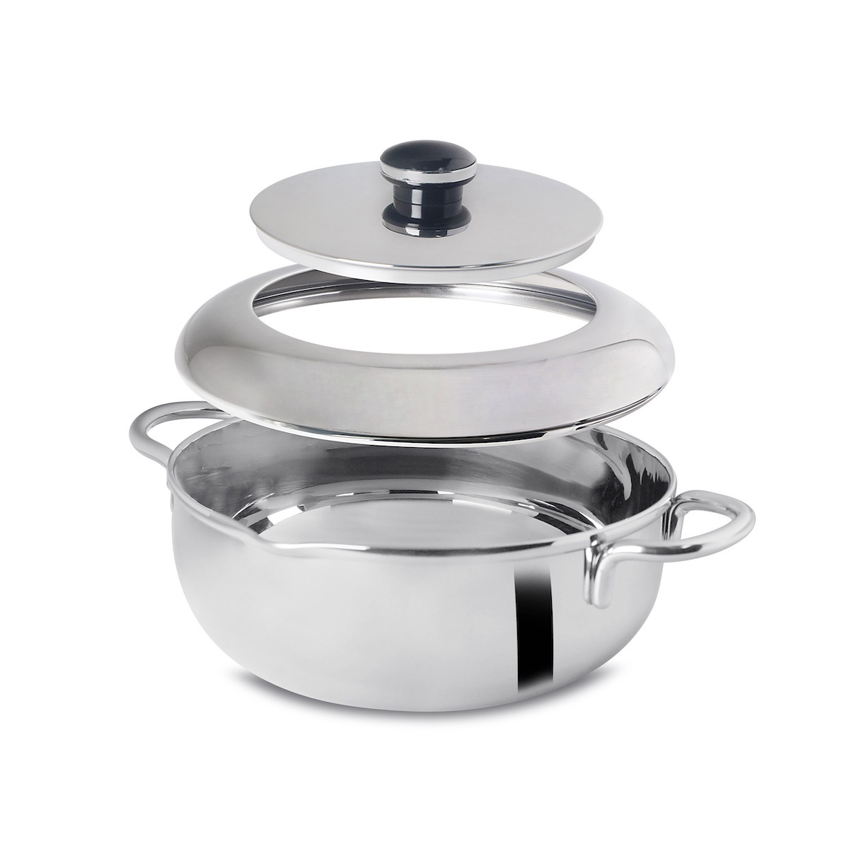 Miyaco Object D20cm 2.2L IH Tempurapot with Lid -OJ-44