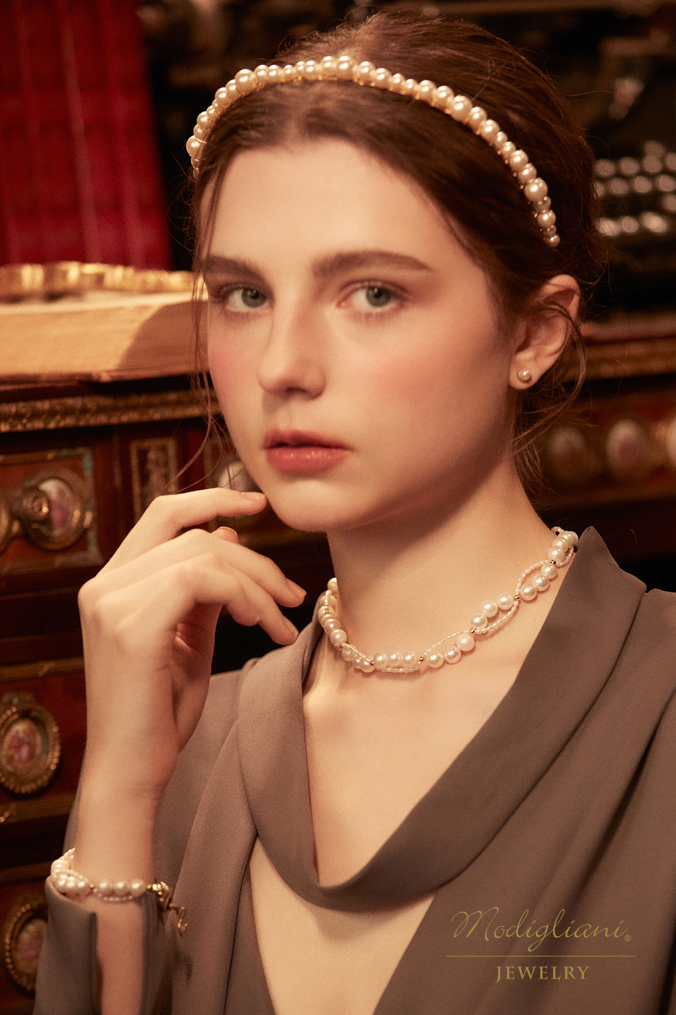 黃銅飾品,黃銅,天然珍珠,氣質,手鍊,仙女,珍珠,