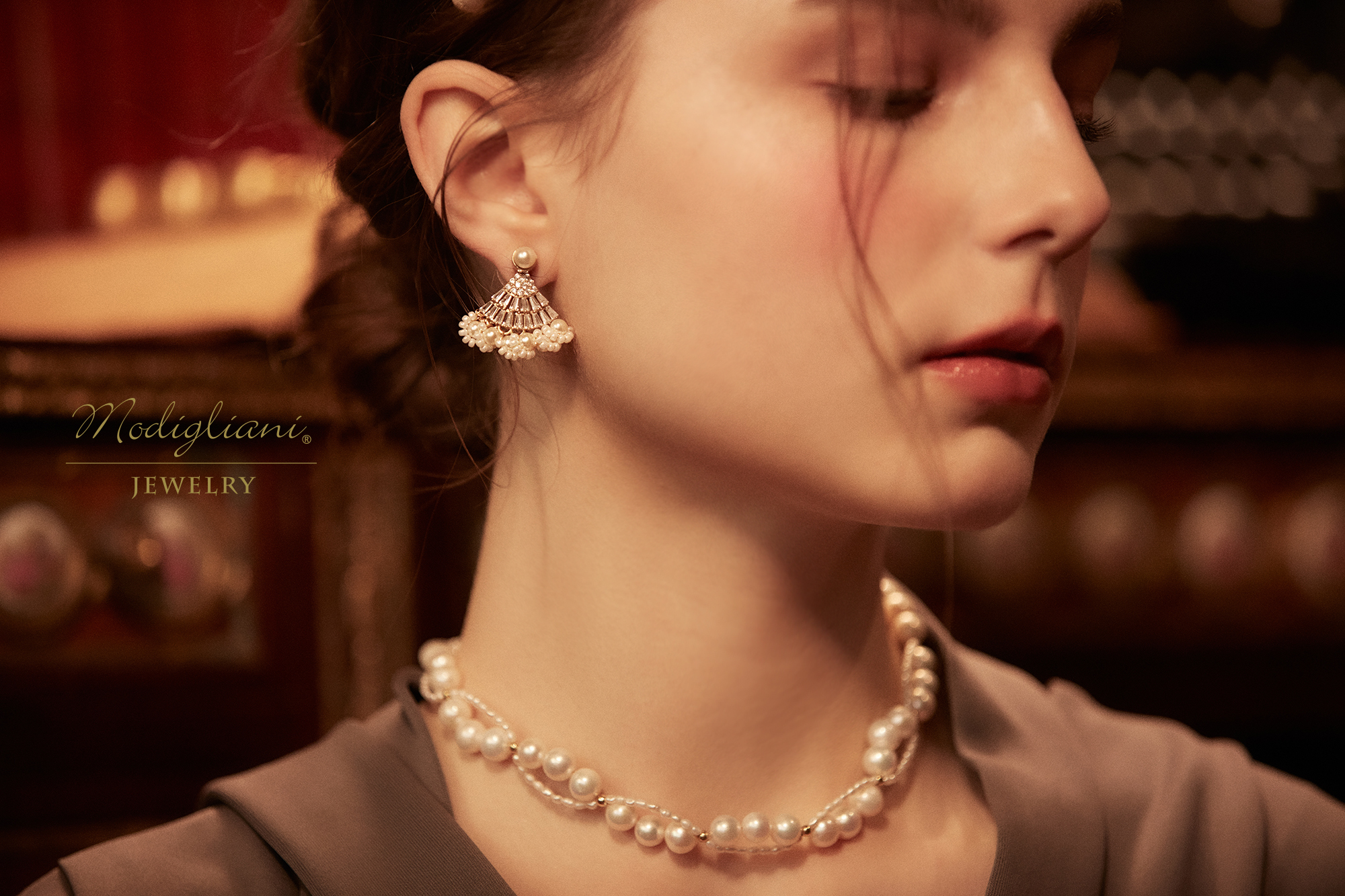 人魚之戀兩戴式耳環