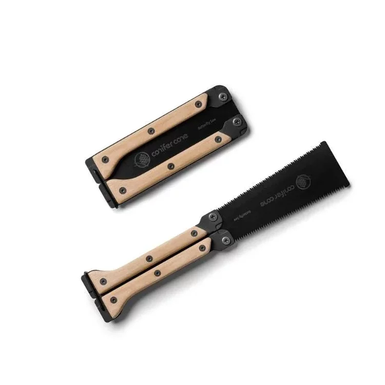 [ 日本製 ] Conifer Cone  490-900622 Compact Folding Butterfly Folding Saw 摺疊式手据