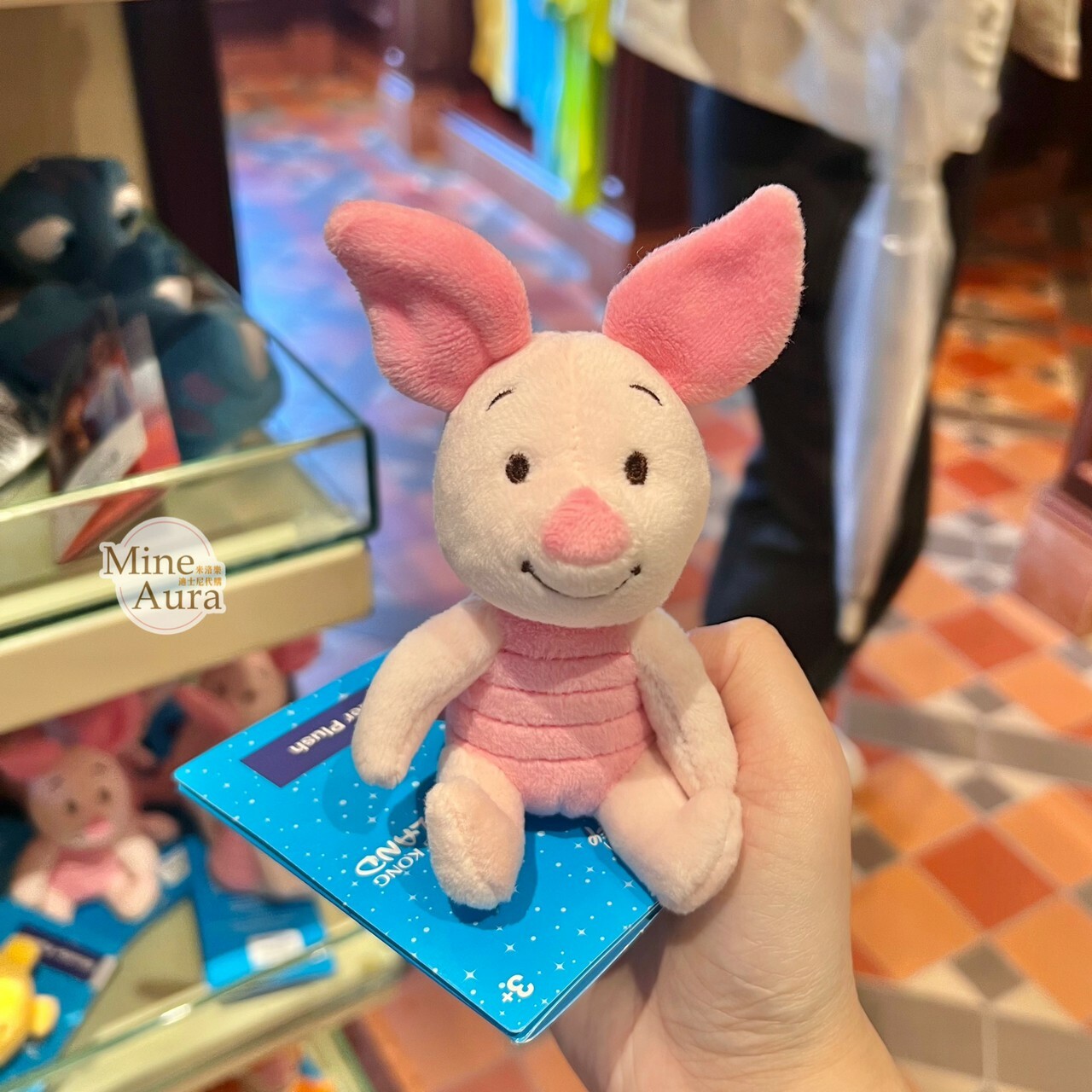 小豬 皮傑 piglet 磁鐵 坐肩 絨毛 娃娃 公仔 小熊維尼 Winnie the Pooh -香港迪士尼樂園
