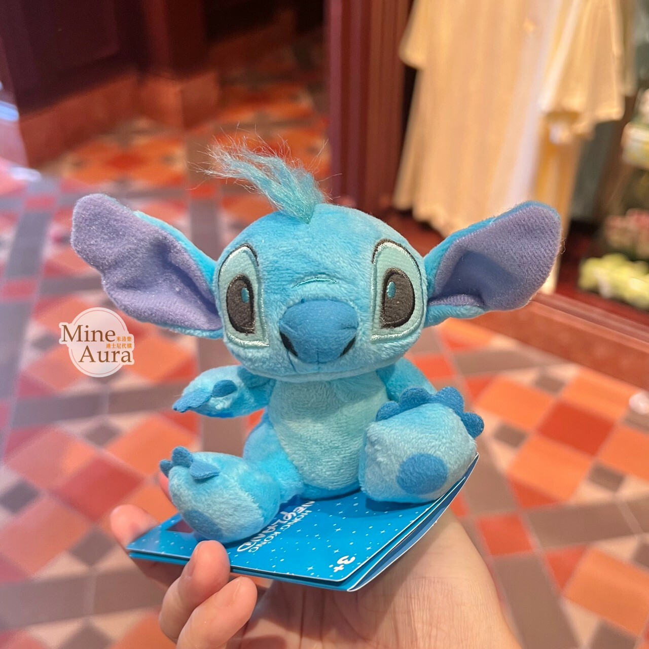 史迪奇 Stitch 磁鐵 坐肩 絨毛 娃娃 公仔 星際寶貝 Lilo & Stitch -香港迪士尼樂園