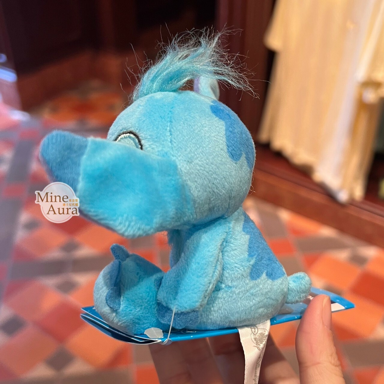 史迪奇 Stitch 磁鐵 坐肩 絨毛 娃娃 公仔 星際寶貝 Lilo & Stitch -香港迪士尼樂園
