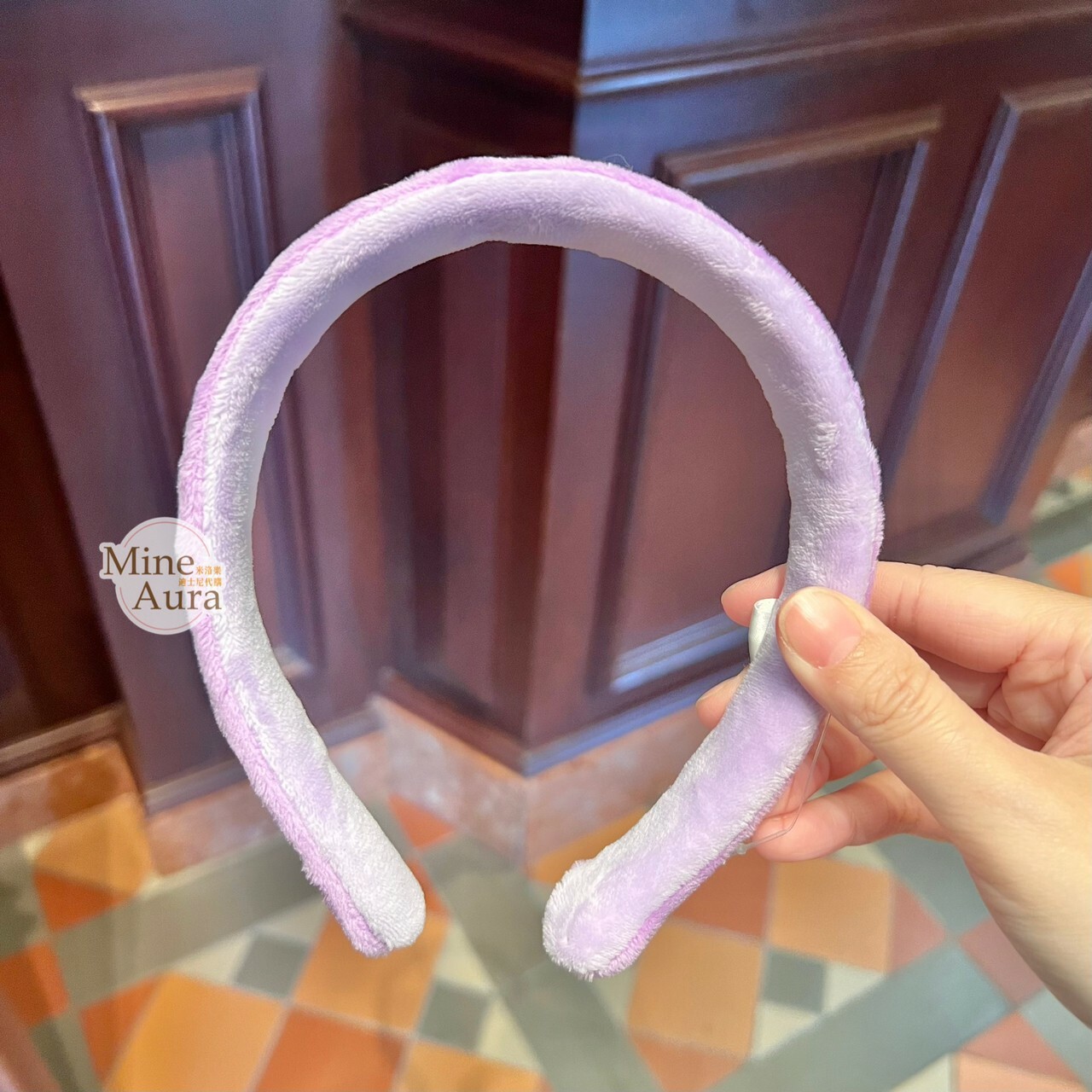 個人客製 紫色 髮圈  -香港迪士尼樂園