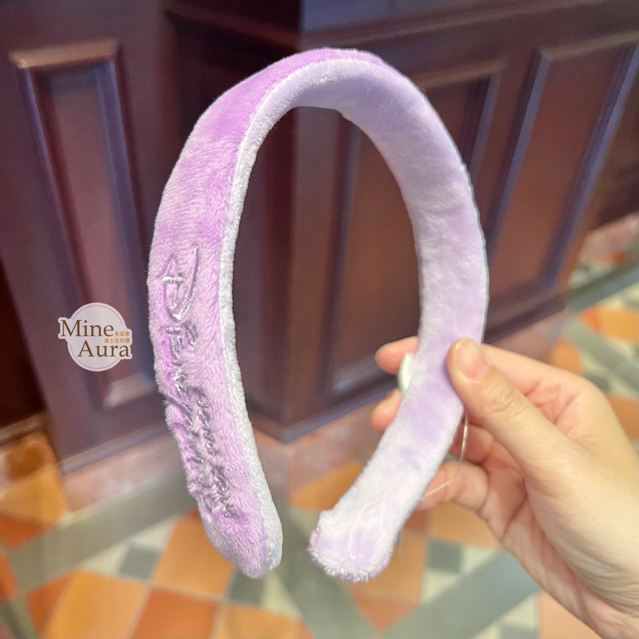 個人客製 紫色 髮圈  -香港迪士尼樂園