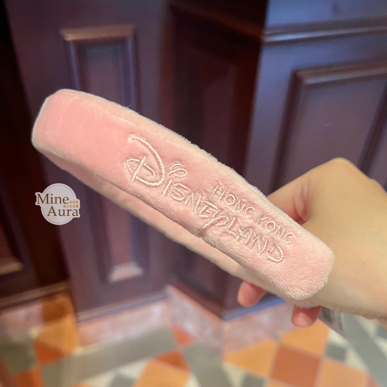 個人客製 粉色 髮圈  -香港迪士尼樂園