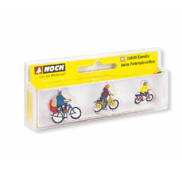 Noch 15909 HO規 Family on a Bike Ride 家庭騎腳踏車