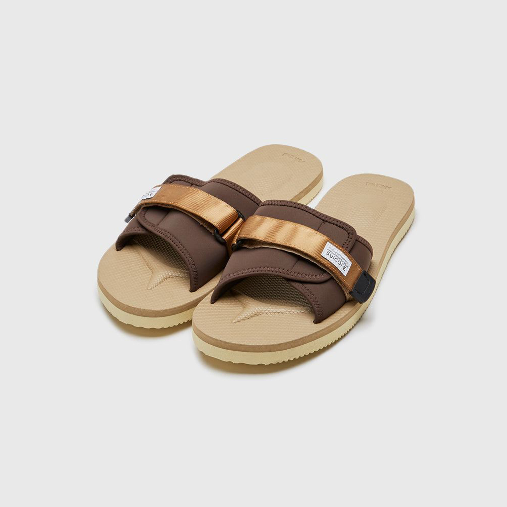 [出清商品售出無退換] SUICOKE PADRI OG-082 奶茶沙棕 拖鞋 尼龍 薄底 耐磨 魔鬼氈 一般大底【SK23082BET】