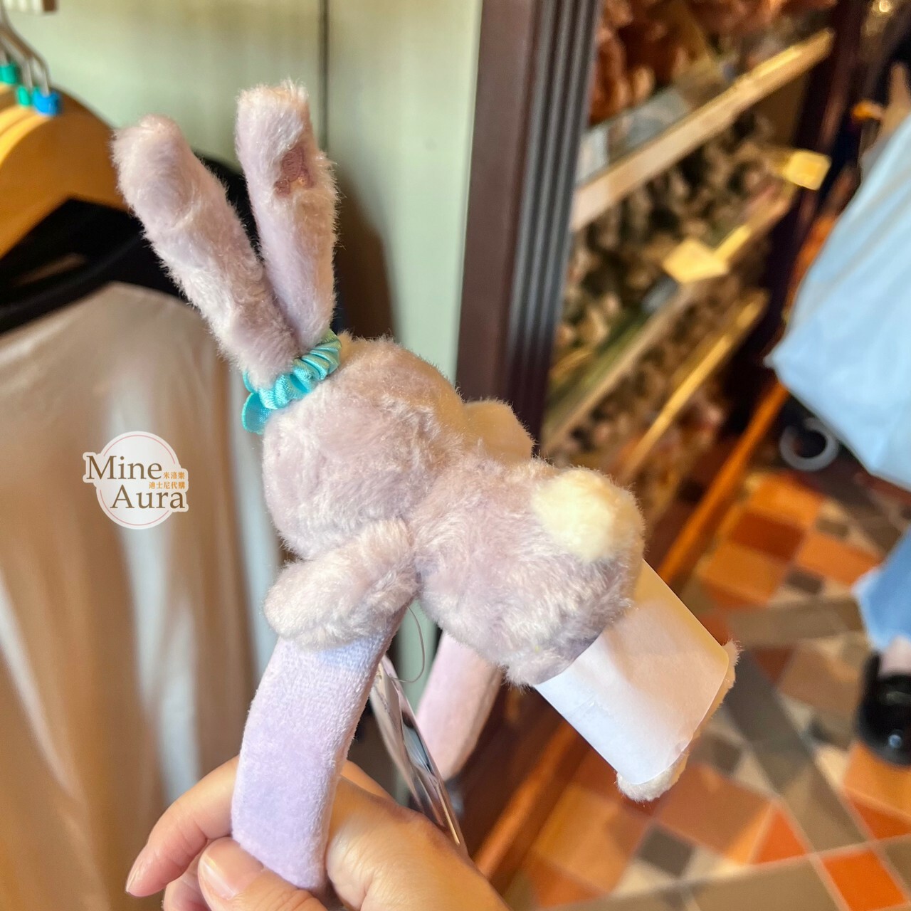 史黛拉露 星黛露 StellaLou 正面趴姿 趴趴 絨毛造型 髮圈 髮箍 -香港迪士尼樂園