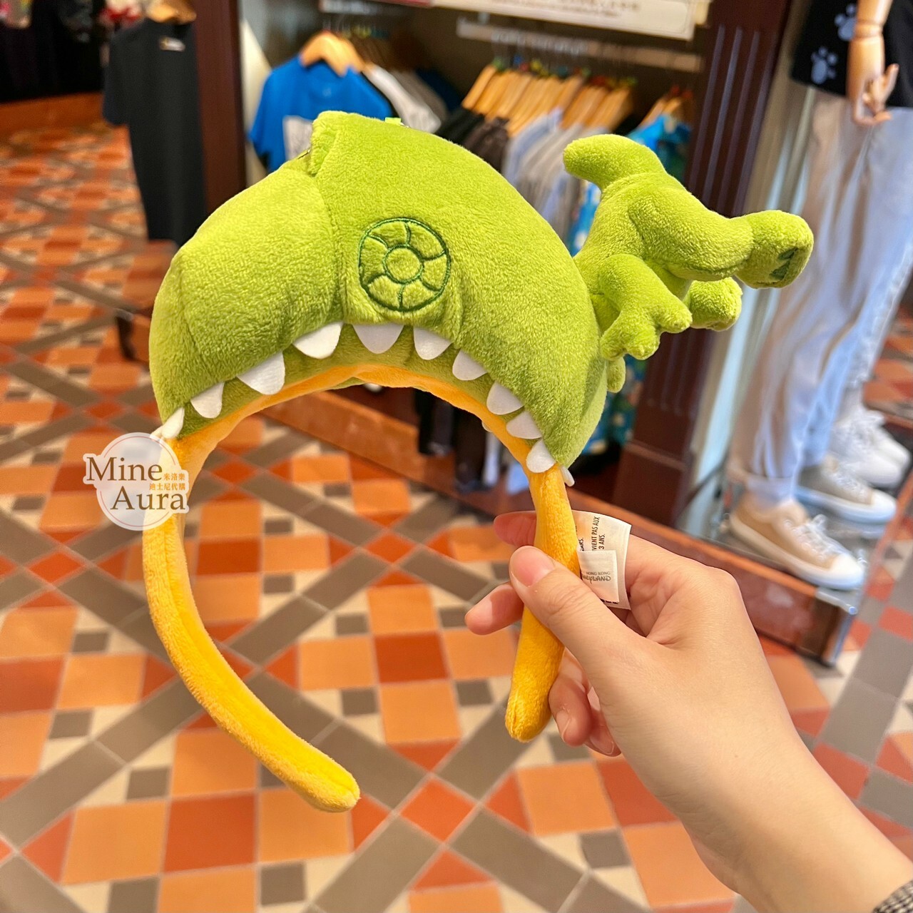 抱抱龍 Rex 咬咬 造型 髮圈 髮箍 玩具總動員 Toy Story -香港迪士尼樂園