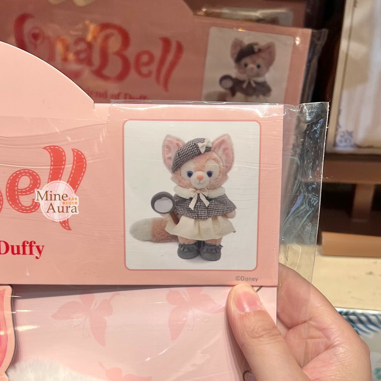 玲娜貝兒 Lina bell S號娃娃 千鳥格偵探 造型服裝 套裝 (無娃娃) -香港迪士尼樂園