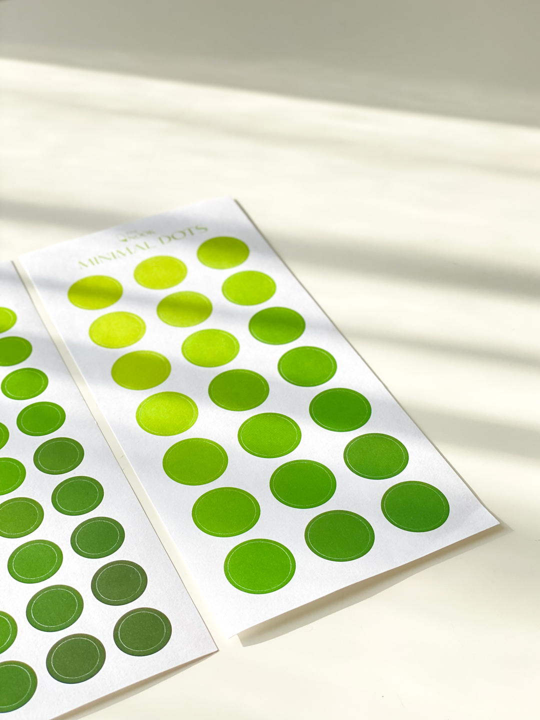 The NOOK日常手帳貼紙組（圓點點）