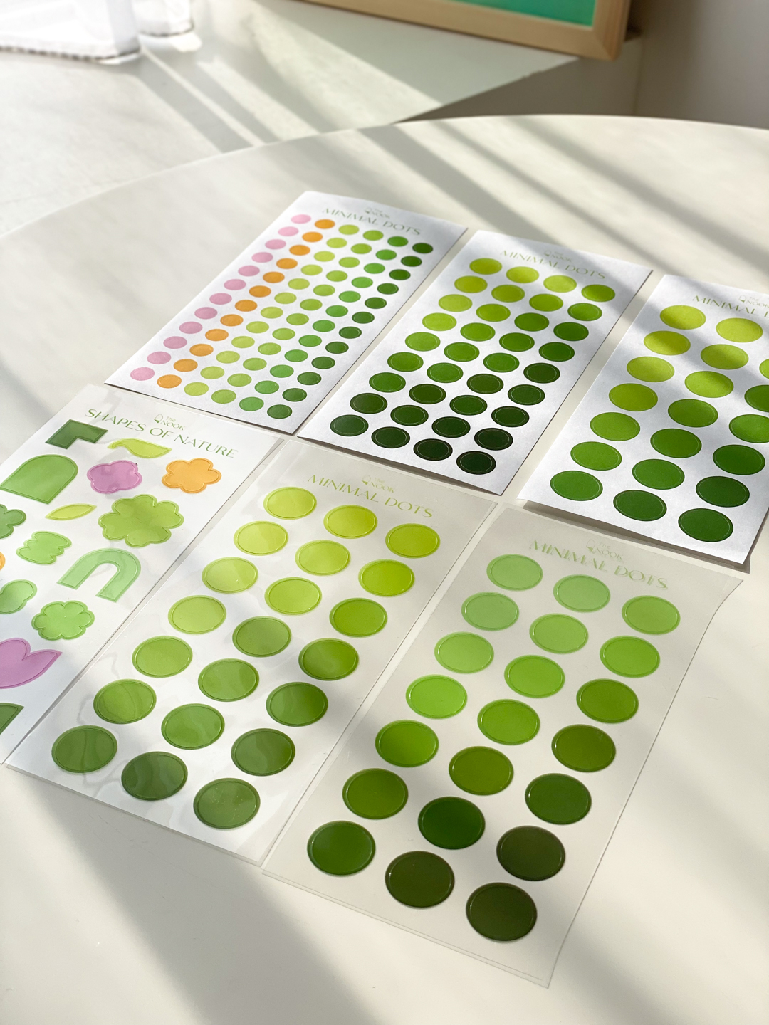 The NOOK日常手帳貼紙組（圓點點）