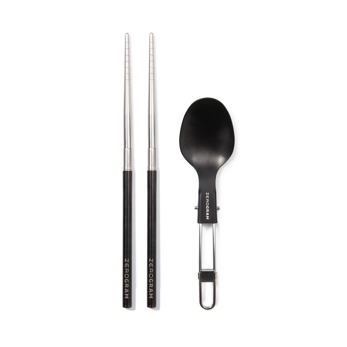 Zerogram Bistro Chopsticks Spoon Set Black 全黑筷子匙羹套裝