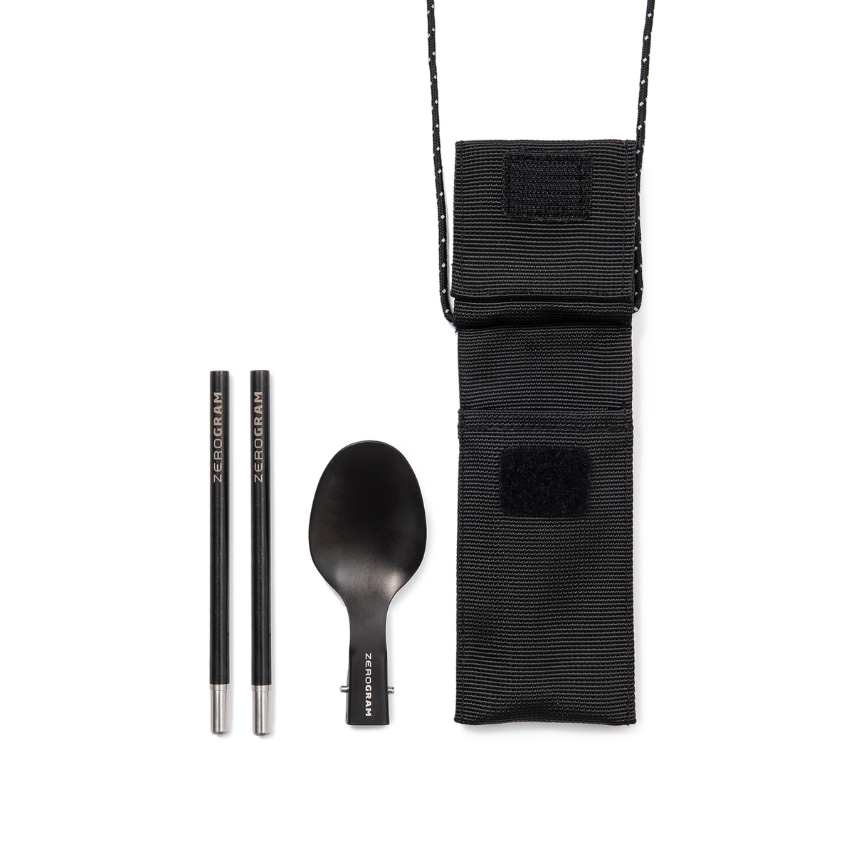 Zerogram Bistro Chopsticks Spoon Set Black 全黑筷子匙羹套裝