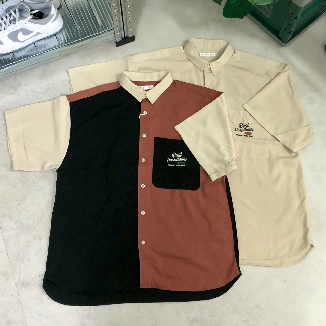 Power To The People 商店刺繡襯衫 3501004-103