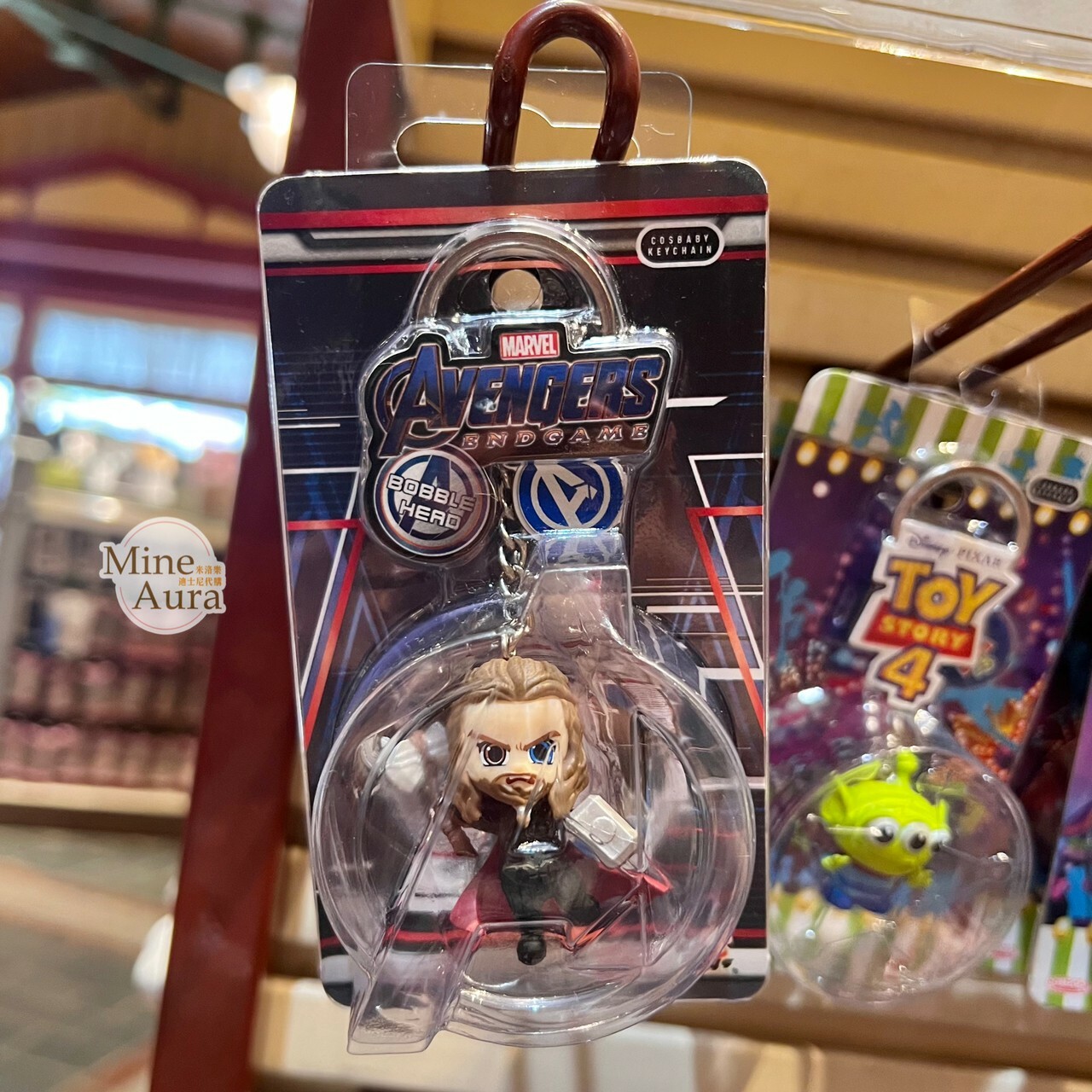 Q版 雷神索爾 Thor 立體 鑰匙圈 吊飾 漫威 Marvel -香港迪士尼樂園