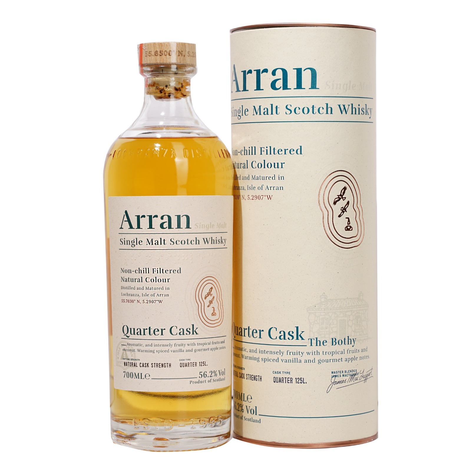 The Arran Malt Distillery The Bothy Quarter Cask 56.2% Single Malt Whisky