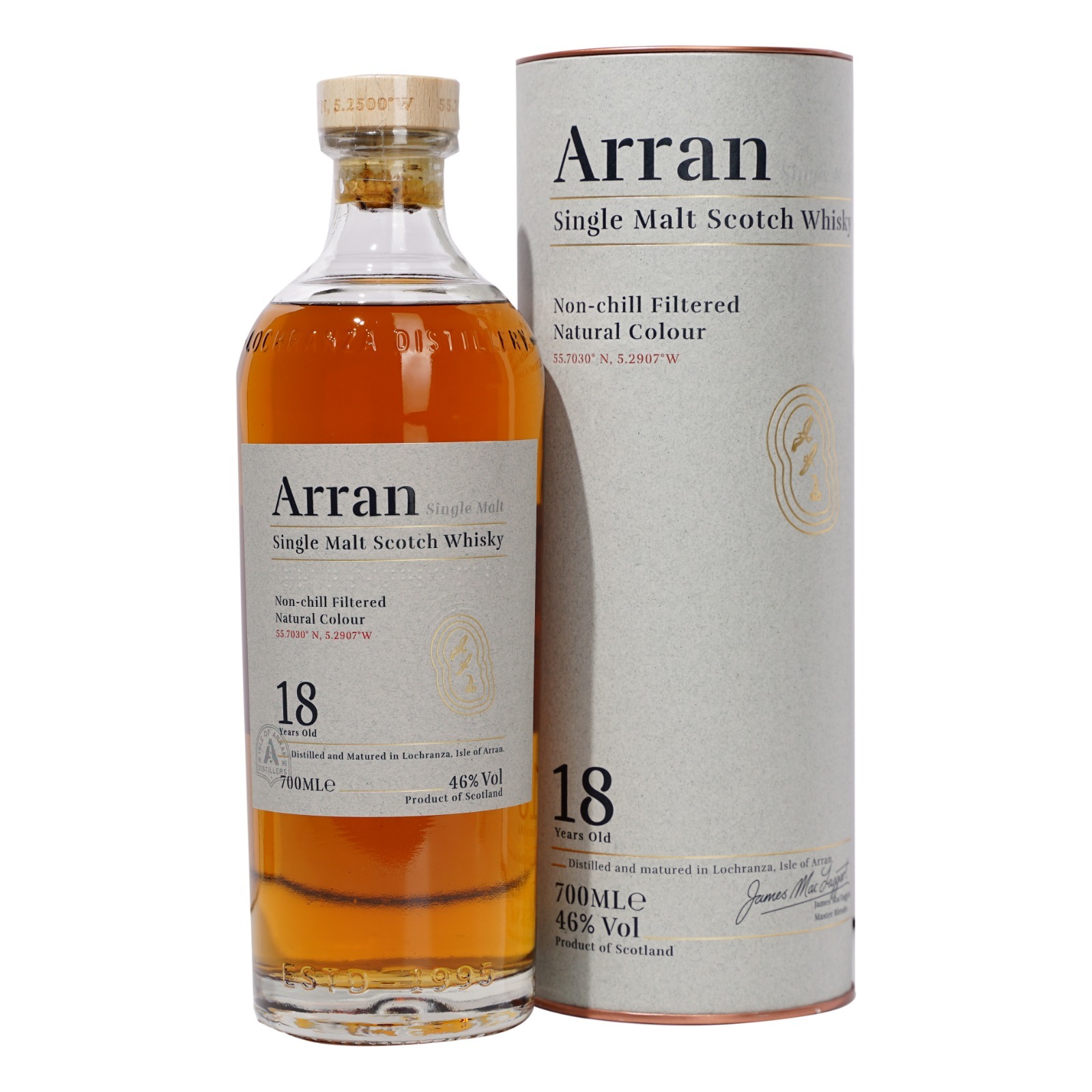 The Arran Malt Distillery 18 Year Old Single Malt Scotch Whisky