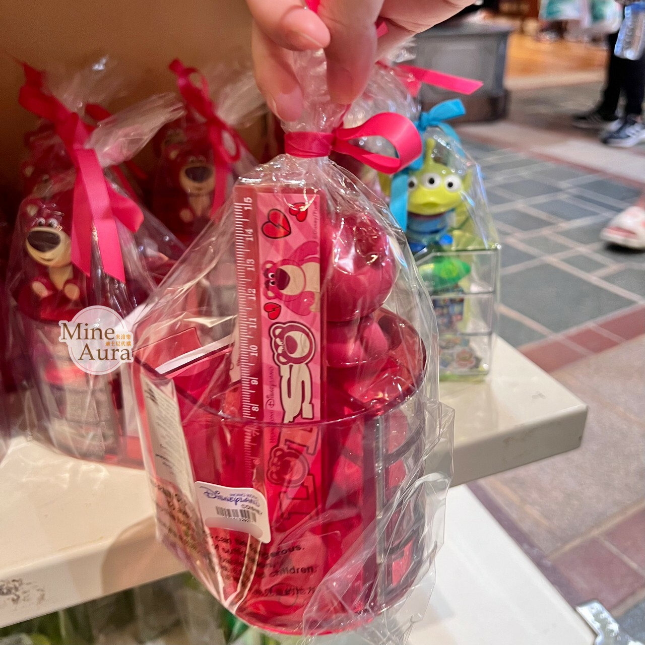 熊抱哥 Lotso 立體公仔造型 文具組 收納盒 玩具總動員 Toy Story -香港迪士尼樂園