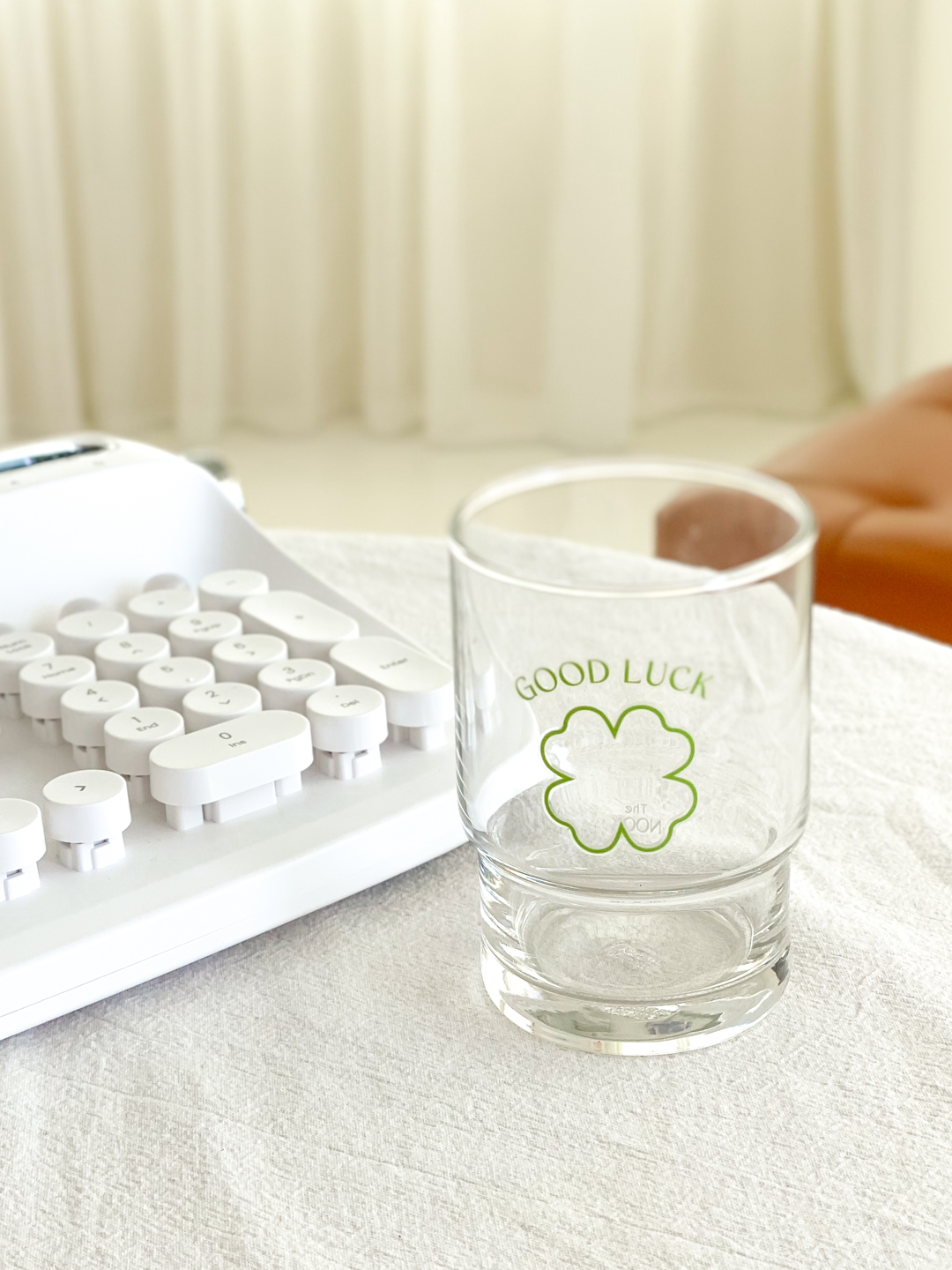 𝑮𝑶𝑶𝑫 𝑳𝑼𝑪𝑲 𝑮𝑶𝑶𝑫 𝑵𝑶𝑶𝑲 韓系可疊玻璃杯組（1組2個）