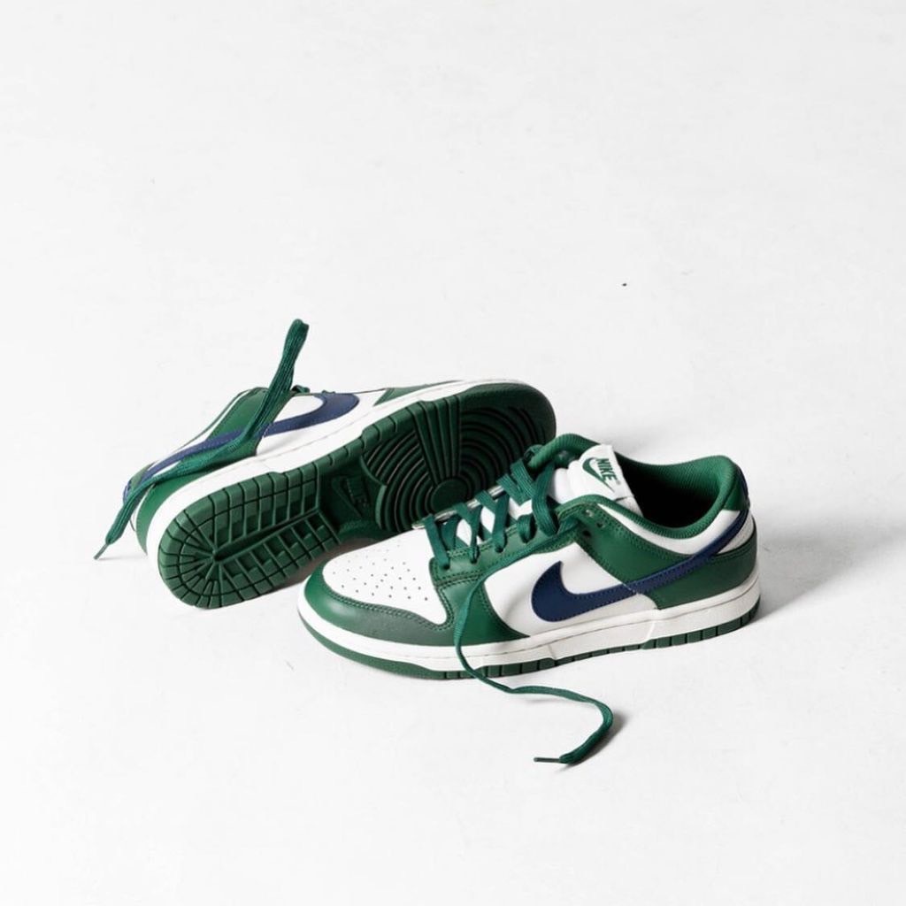 Luxury】Nike Dunk Low Gorge Green 綠深藍勾蛋殼DD1503-300 白