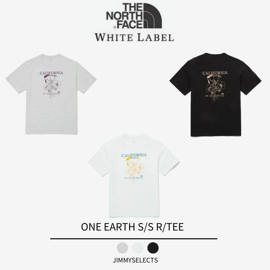 THE NORTH FACE 白標 ONE EARTH 短袖 短T 花菱草 NT7UP05