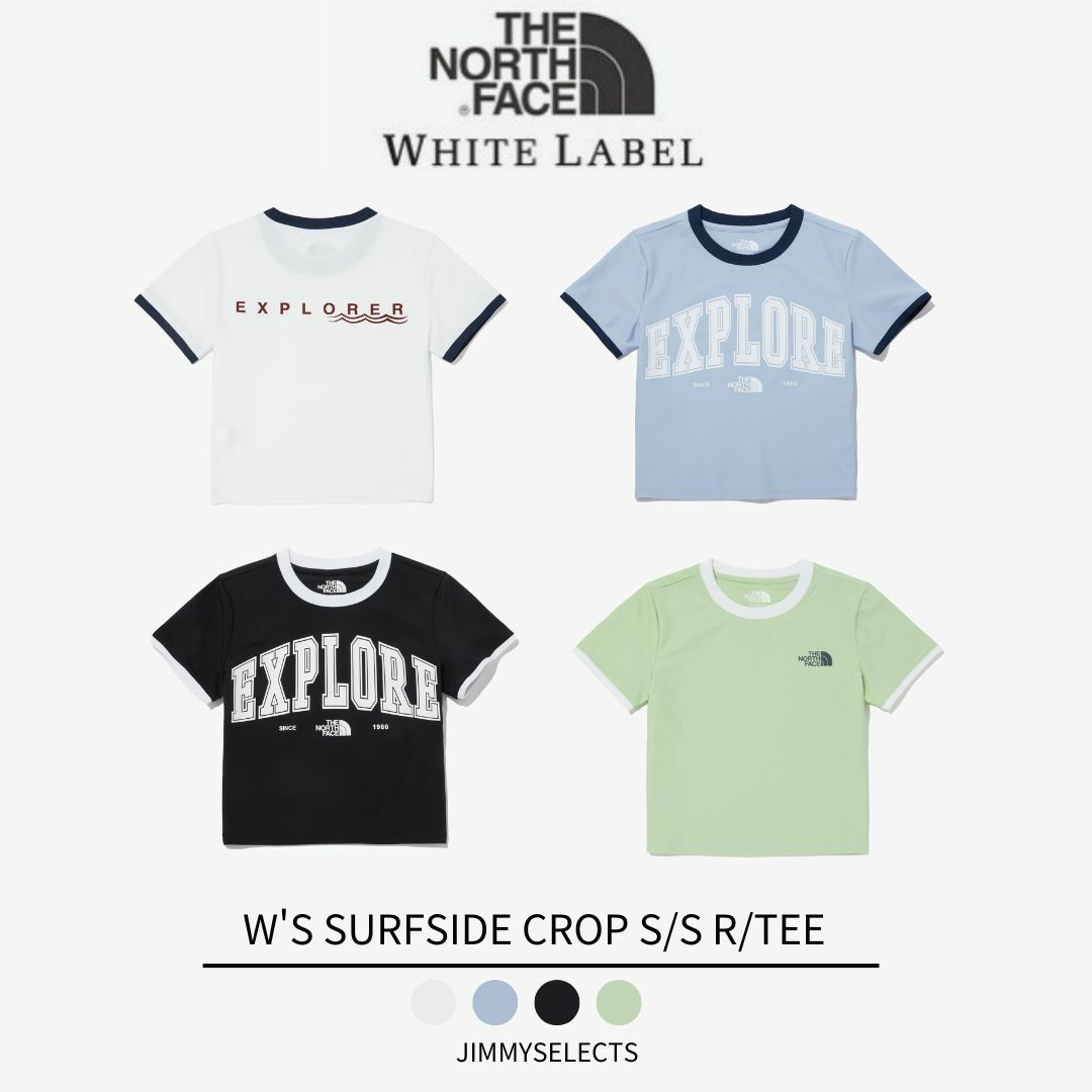 THE NORTH FACE 白標 女 SURFSIDE CROP TOP 短版 短袖 NT7UP31