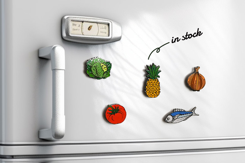 強力節能冰箱磁鐵：食材看了就知！