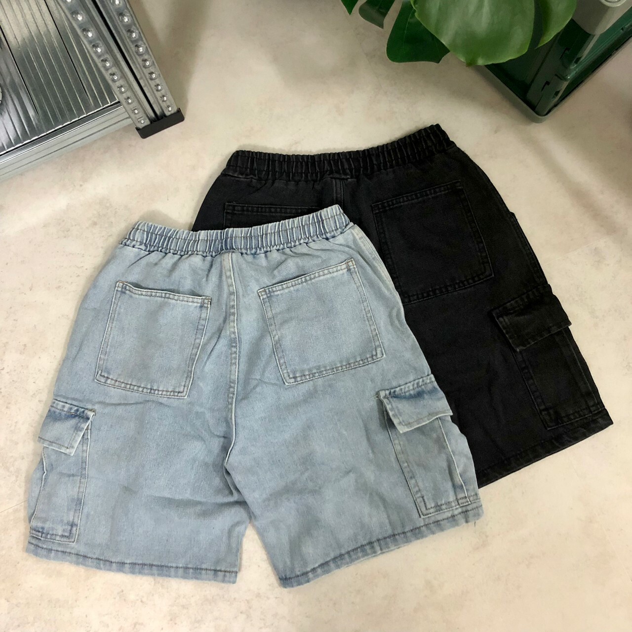 Concept 水洗牛仔短褲 80264