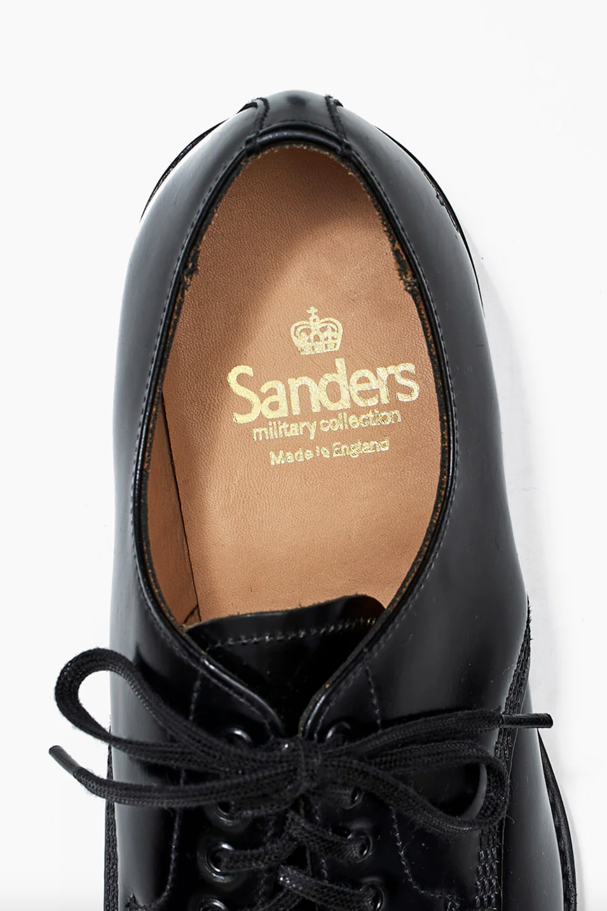 SANDERS MILITARY BROAD ARROW APRON DERBY 1137B
