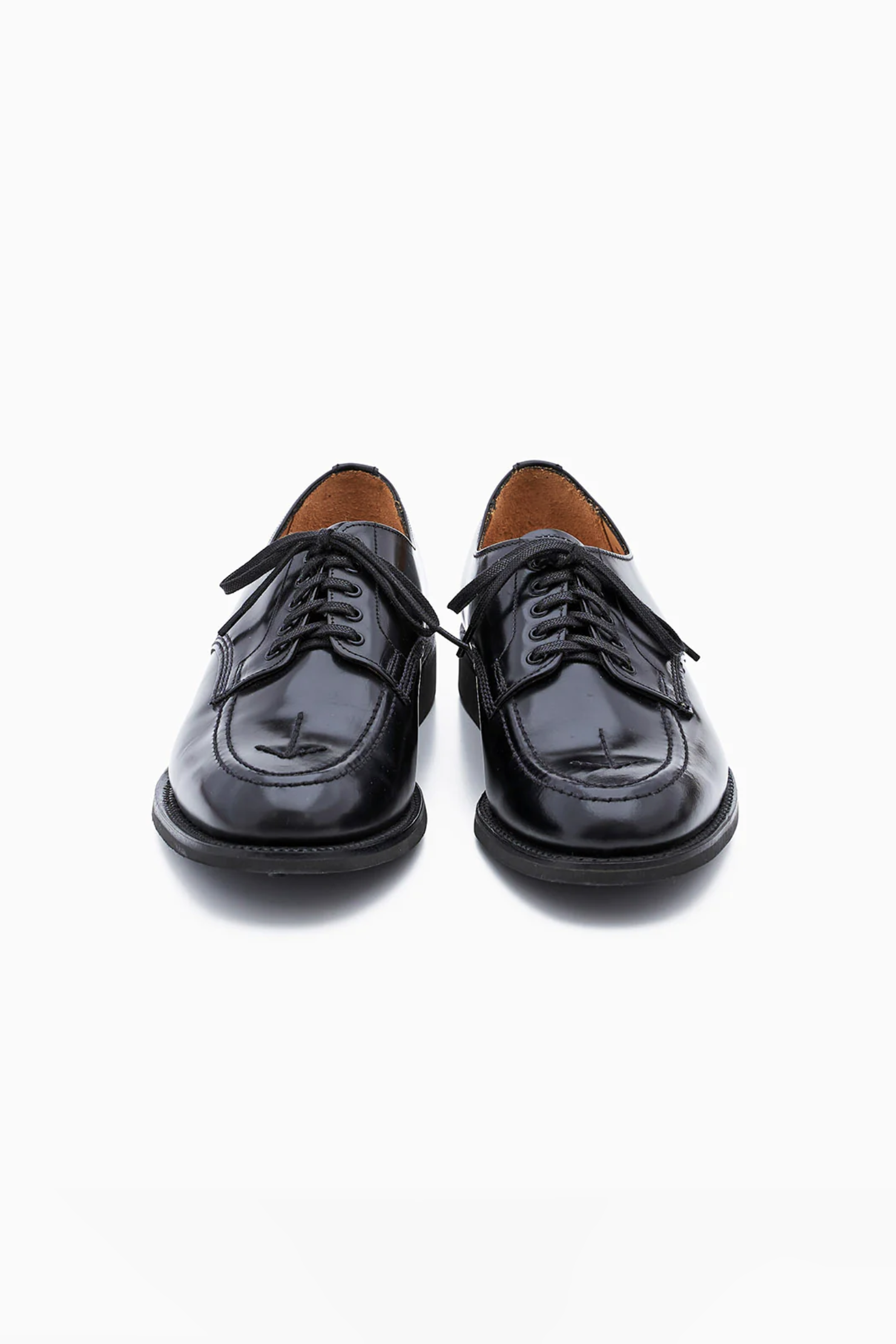 SANDERS MILITARY BROAD-ARROW APRON DERBY / BLACK 1137B - MEN