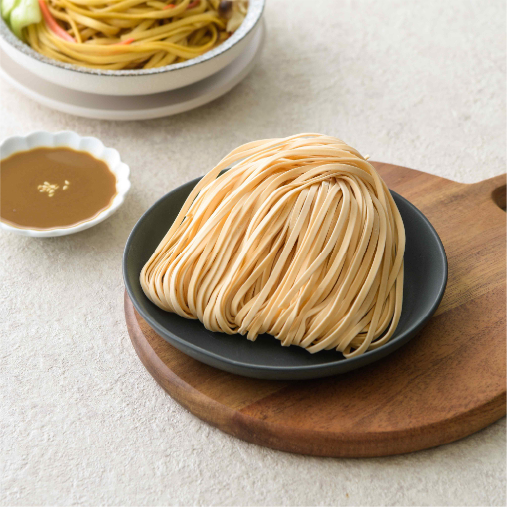 森林拌麵｜新款包裝｜竹山蕃薯(細麵)Ｘ風味麻醬(全素)｜2包入