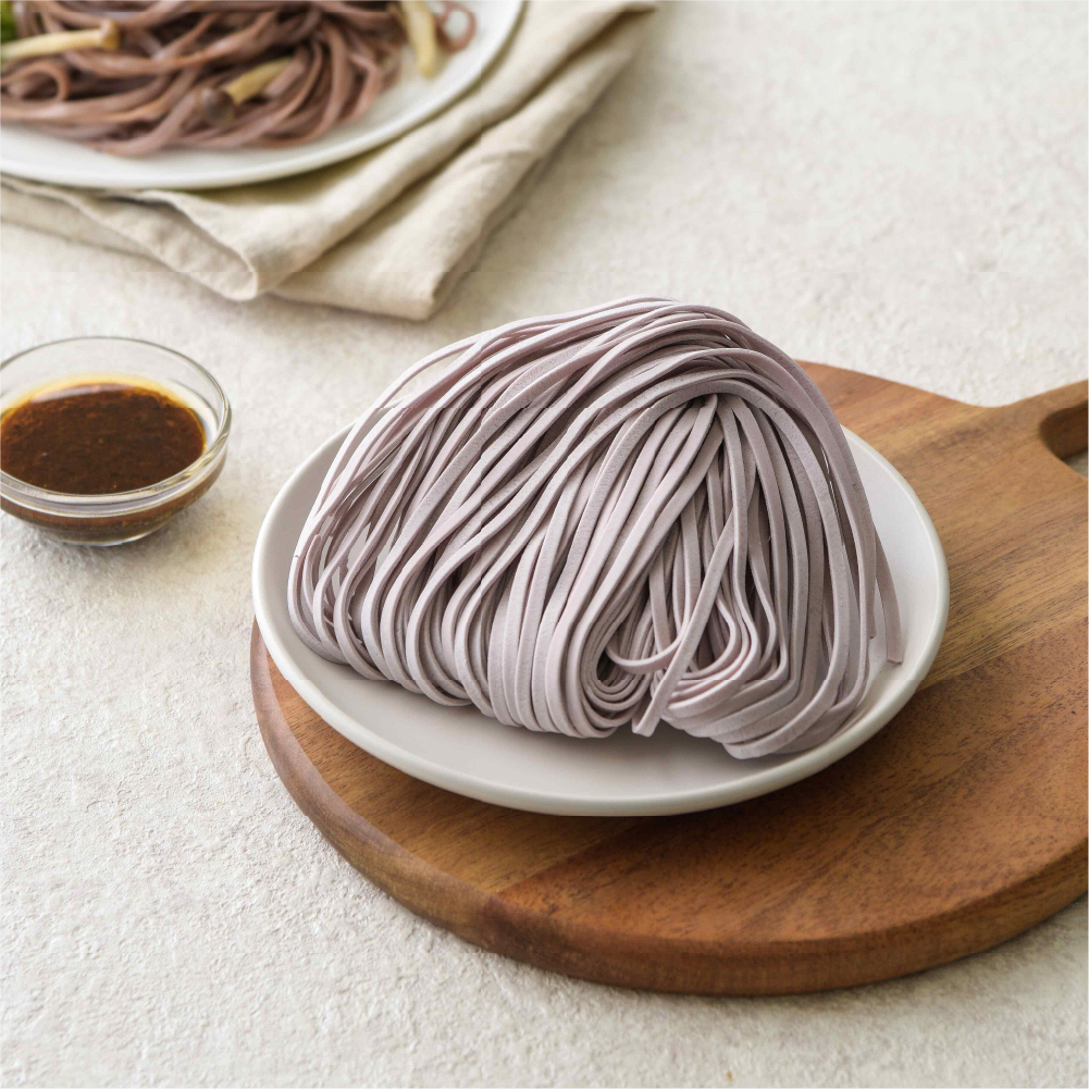 森林拌麵｜新款包裝｜紫心蕃薯(細麵)Ｘ道地沙茶(葷)｜2包入